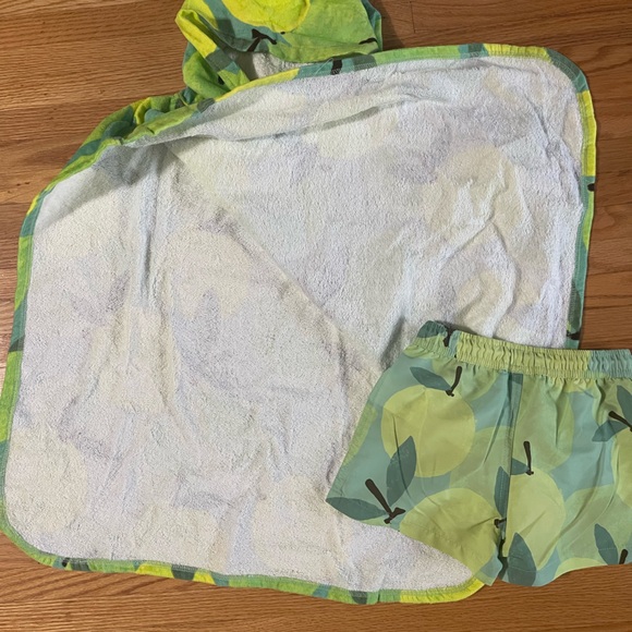 Zara Kids Swim Trunks Hood Towel Bundle - Picture 3 of 4